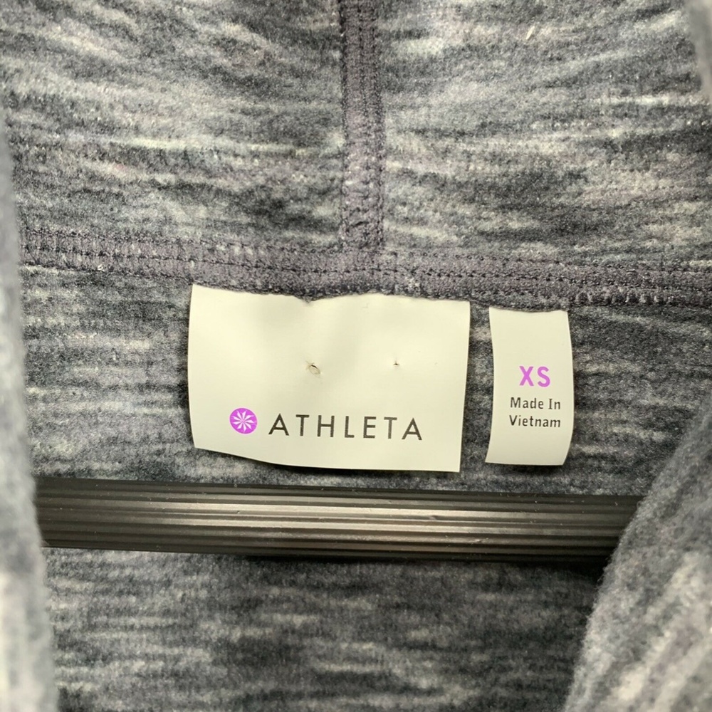 Athleta Tranquility Pullover Space Dye Gray Xs - image 7